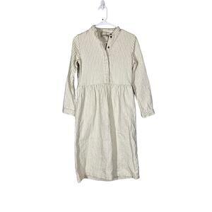 L’envers Stripe 100% Upcycled Cotton Dress Size XS